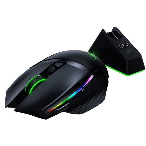 71eXWvF3bEL-removebg-preview Razer Basilisk Ultimate wireless mouse with charging dock - الصورة 1