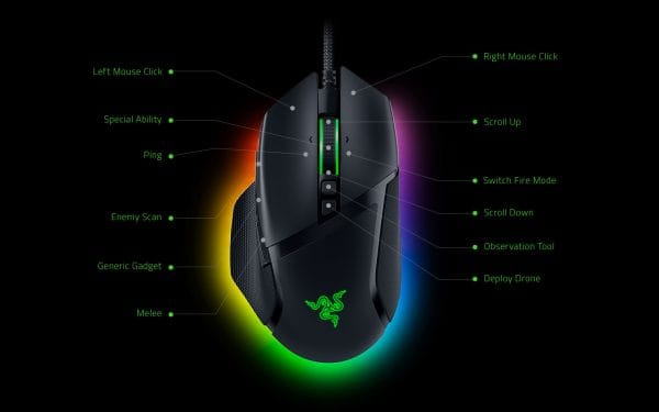 ⁦Razer Basilisk Ultimate wireless mouse with charging dock⁩ - الصورة ⁦3⁩