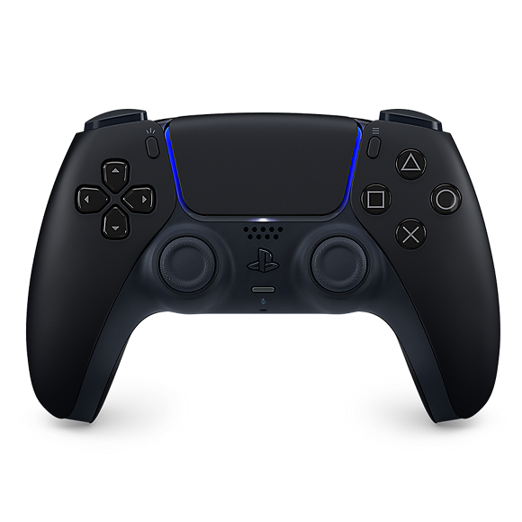 dualsense-ps5-controller-black-accessory-front Sony Playstation 5 Dualsense - black - الصورة 1