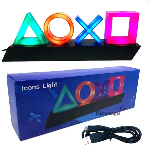 ⁦Playstation icons light stand⁩ - الصورة ⁦1⁩