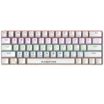 Diamond star wired mechanical keyboard- white