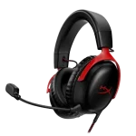 HyperX Cloud III DTS Headphone:X Spatial Audio Wired Gaming Headset for PC, PS5, PS4, Xbox One, Switch - Black/Red