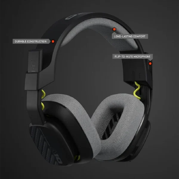 ⁦ASTRO A10 PlayStation Salvage Black Gaming Headset⁩ - الصورة ⁦2⁩