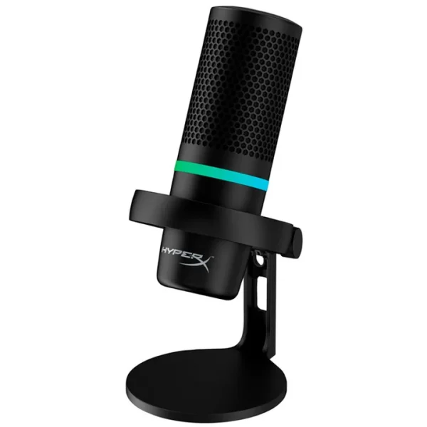HyperX DuoCast Wired RGB Gaming and Streaming Microphone - Black - Image 3