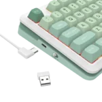 Redragon K681-RGB-PRO TKL Mechanical Keyboard - Mint Green-Longyin Linear (Lightweight) - Image 2