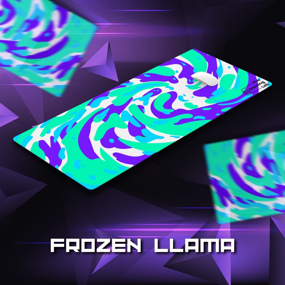 0ef93ee2-8a6b-4c81-8359-32f0489d2cf8 Frozen llama mousepad | ماوس باد - Image 1