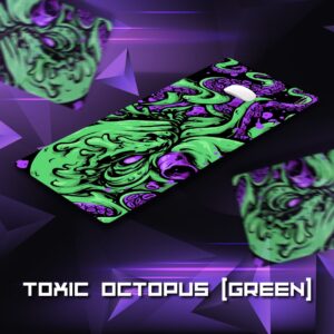 Toxic octopus (green) mouse pad | ماوس باد
