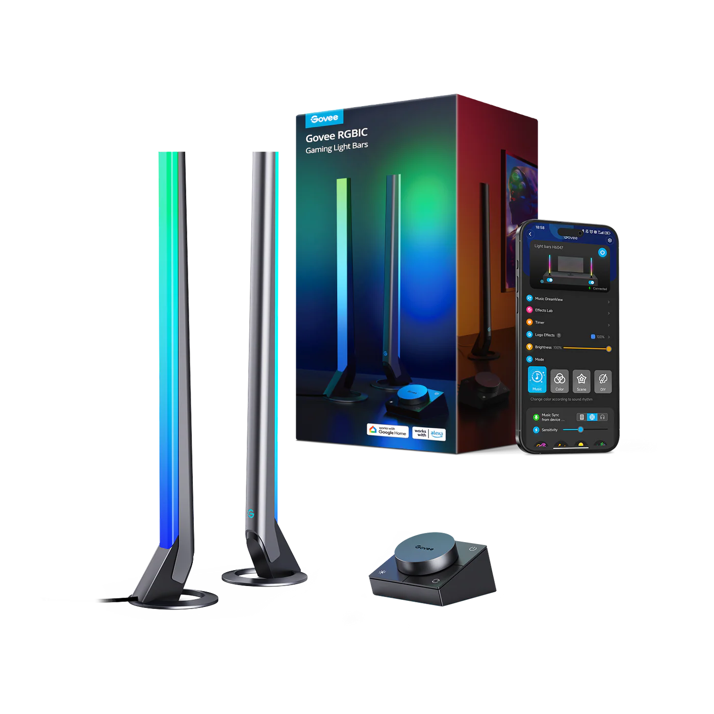 6047.png Govee RGBIC Wi-Fi Gaming Light Bars with Smart Controller - Image 1