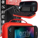 Nintendo switch 2 carry case red
