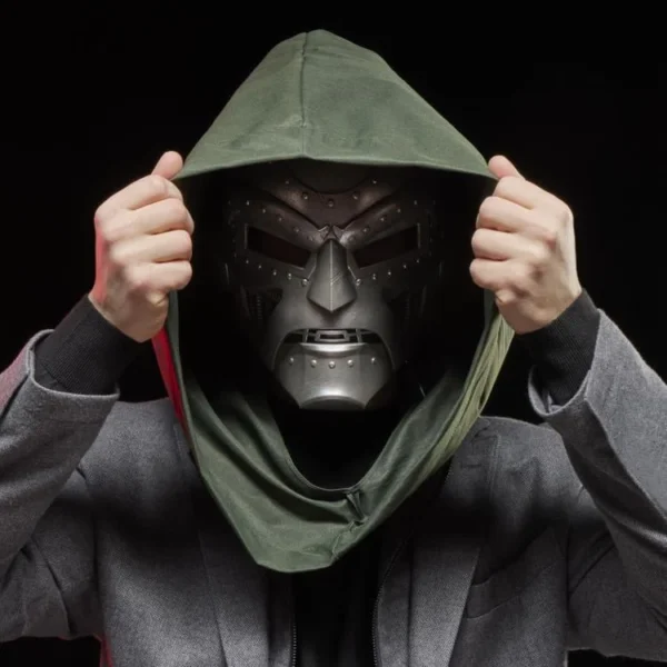 Marvel Legends Doctor Doom Helmet with Hood Replica - Image 2