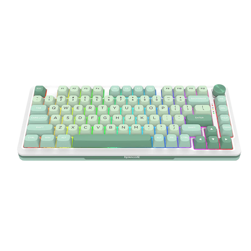 K681-2.png Redragon K681-RGB-PRO TKL Mechanical Keyboard - Mint Green-Longyin Linear (Lightweight) - Image 1