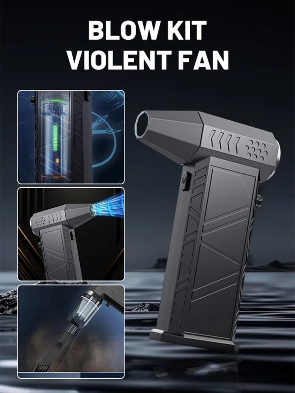img_0053 Violant fan x9 | مروحه يدويه بخمس سرعات - الصورة 1