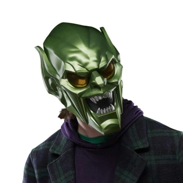 Spider-Man: No Way Home Marvel Legends Green Goblin 1:1 Scale Wearable Helmet - Image 2