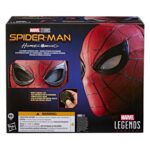 ⁦Spider-Man: Homecoming Marvel Legends Spider-Man 1:1 Scale Wearable Electronic Expressive Mask⁩ - الصورة ⁦2⁩