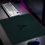 Mouse pad made of glass