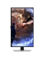 ⁦Samsung 27 Inch Odyssey G6 G60SD Series OLED (2560x1440) QHD With Response Time Upto 1ms, Refresh Rate 360Hz & AMD FreeSync Premium Pro | Anti-Glare | Sleek Metal Design | Gaming Monitor Silver⁩ - الصورة ⁦2⁩