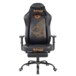 Gamax leather Gaming Chair Model BS-7969 with Foot Rest - Black (Installation Not Included)