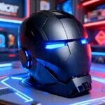 Iron Man Cosplay Helmet MK5 Electric Voice Control Helmet Led Eyes Metal Mask
