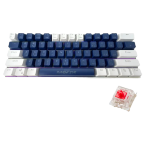 Diamond Star Wired Keyboard - navy / white