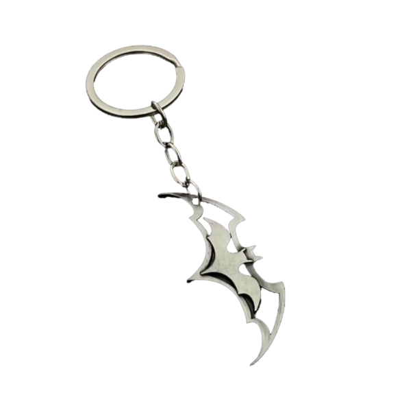 img_2688 Batman logo Keychain - Silver - الصورة 1