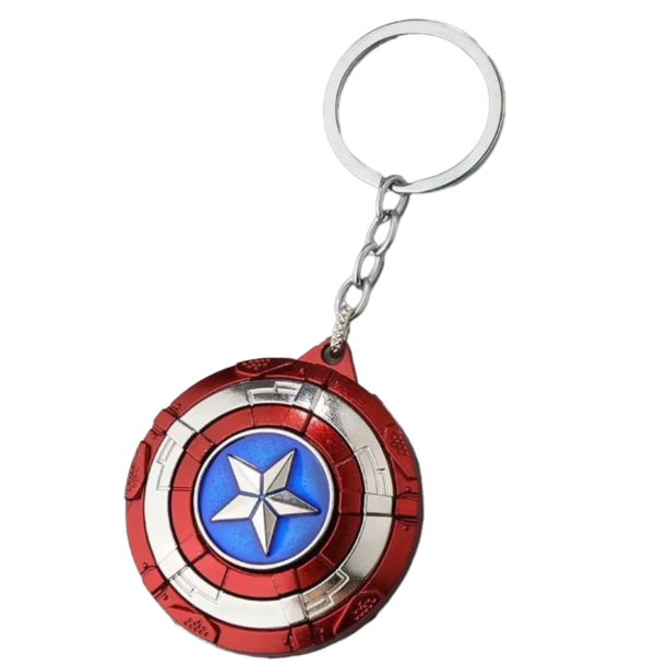 ⁦Captain America Shield Keychain⁩ - الصورة ⁦1⁩