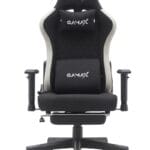 Gamax Gaming Chair model BS-7970 with Foot Rest - Black ( Installation not included ) Copy
