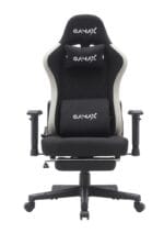 Gamax Gaming Chair model BS-7970 with Foot Rest - Black ( Installation not included ) Copy