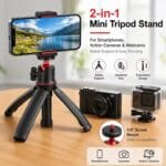 Mini stand for phones & webcams