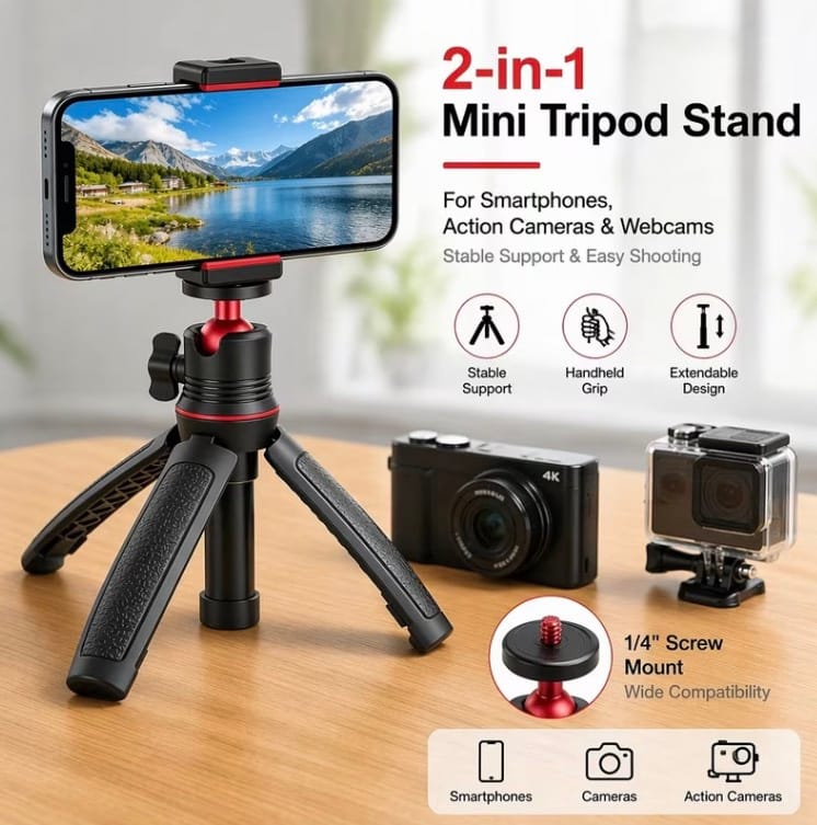 screenshot-70 Mini stand for phones & webcams - الصورة 1