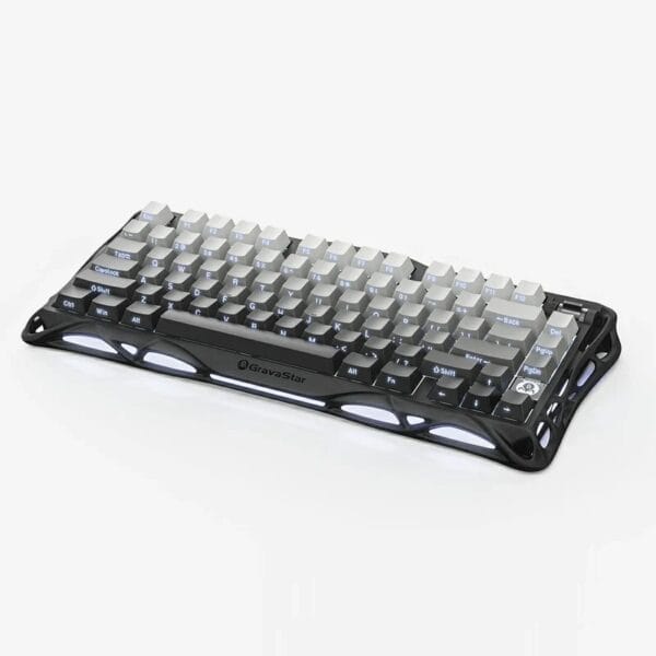 ⁦GravaStar Mercury K1 75% Wireless Mechanical Gaming Keyboard - Gradient Black⁩ - الصورة ⁦3⁩