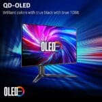 Acer Predator 26.5in QHD 2560x1440 QD-OLED 240Hz Gaming Monitor X27U W1 - Image 2