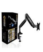 Single Monitor Arm Desk Mount with Gas Spring and Full Motion Articulating Height Adjustable Wing Which Fits 21 22 23 24 27 30 32 Inch VESA Computer Screen - Image 2