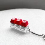 ⁦Keycaps (LED) keychain red⁩ - الصورة ⁦2⁩