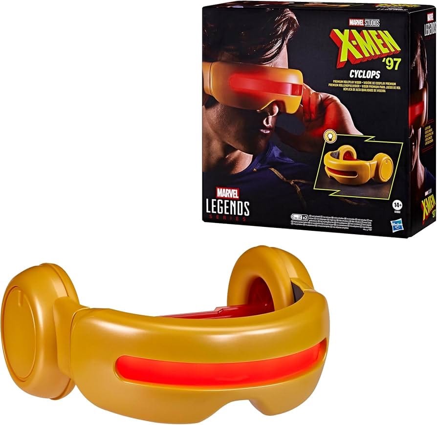 Marvel Legends Series X-Men ’97 Cyclops Premium Roleplay Visor, Animation Gear Collectibles for Adults