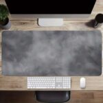 Mouse Pad, Textured Gray Landscape Non Slip Rubber Base