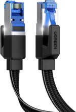 UGREEN CAT8 Shielded Round Braided Cable Modular Plugs 2m