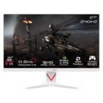 GAMEON GOAD27QHD240IPS Dominator Series 27" QHD, 240Hz, MPRT 0.5ms, HDMI 2.1, Fast IPS Gaming Monitor (Supports PS5) - White