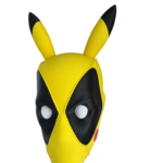 Pikapool / Pikachu Deadpool Mashup Wearable 3D Printed Mask – Unique Cosplay & Collectible Helmet