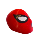 ⁦Spider-Man Mask with Black Web Mouth Detail – Wearable 3D Printed Collector’s Edition (Hand-Signed by the Miles Morales Voice Actor)⁩ - الصورة ⁦2⁩