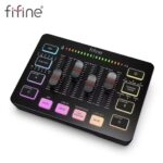 Fifine audio Mixer - black