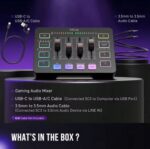 ⁦Fifine audio Mixer - black⁩ - الصورة ⁦3⁩