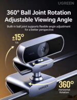 ⁦UGREEN CM717 2K HD USB External Webcam⁩ - الصورة ⁦2⁩